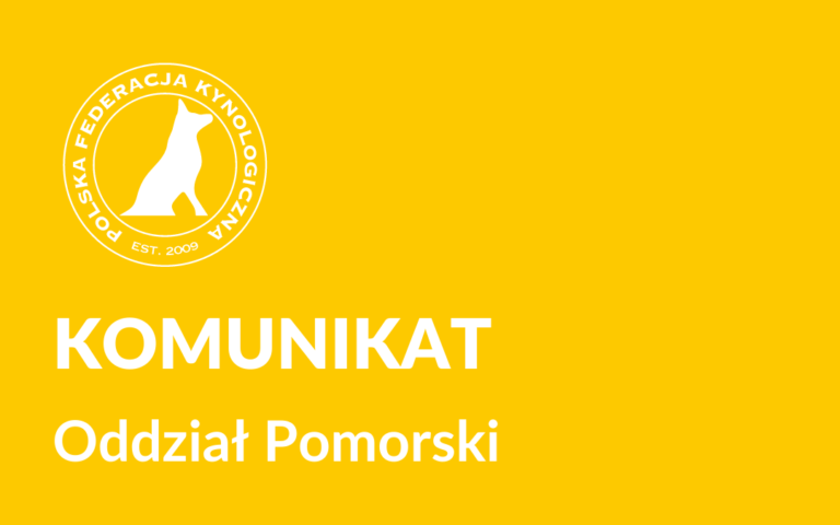 Komunikat - Oddział Pomorski