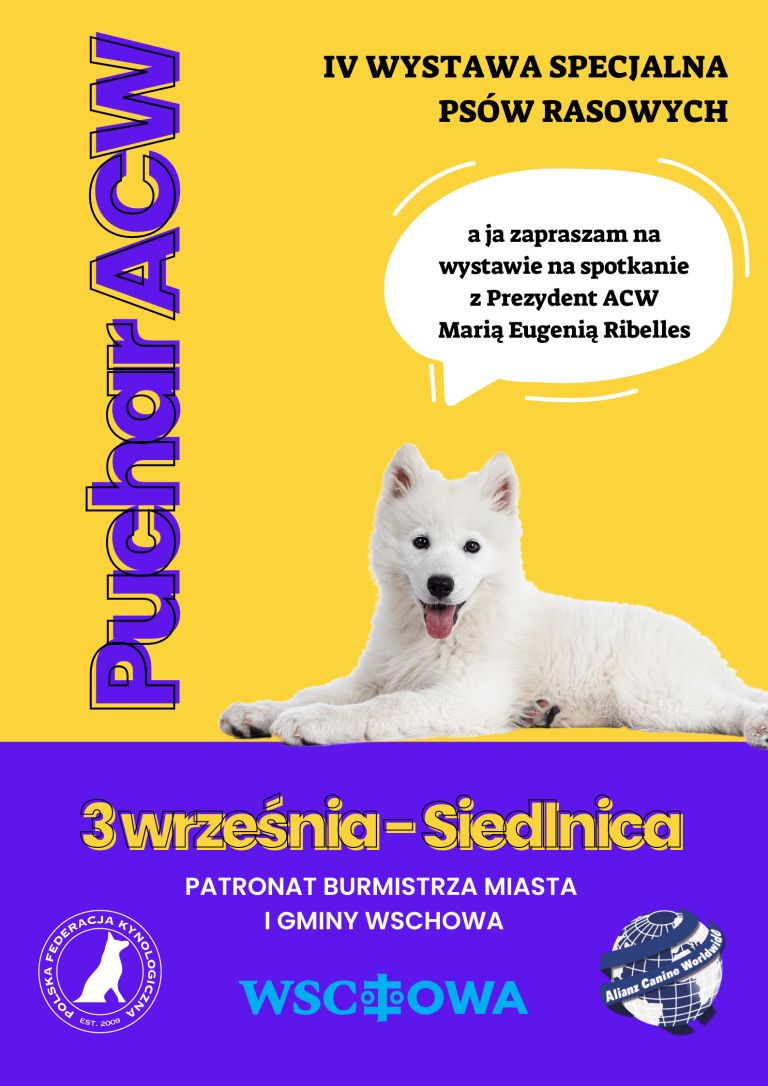 SIEDLNICA 2022 - wystawa specjalna ACW psów rasowych