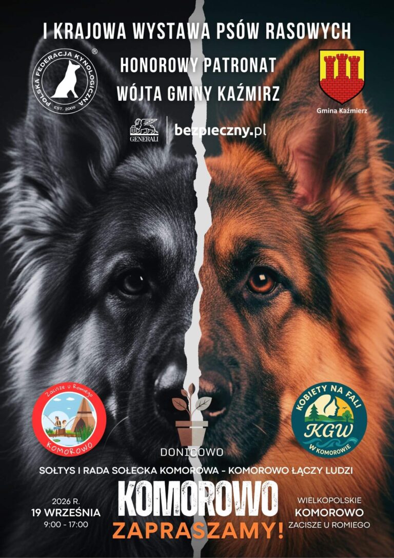 Komorowo wystawa psów rasowych - 2026 - Polska Federacja Kynologiczna